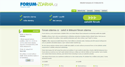 Desktop Screenshot of forum-zdarma.cz